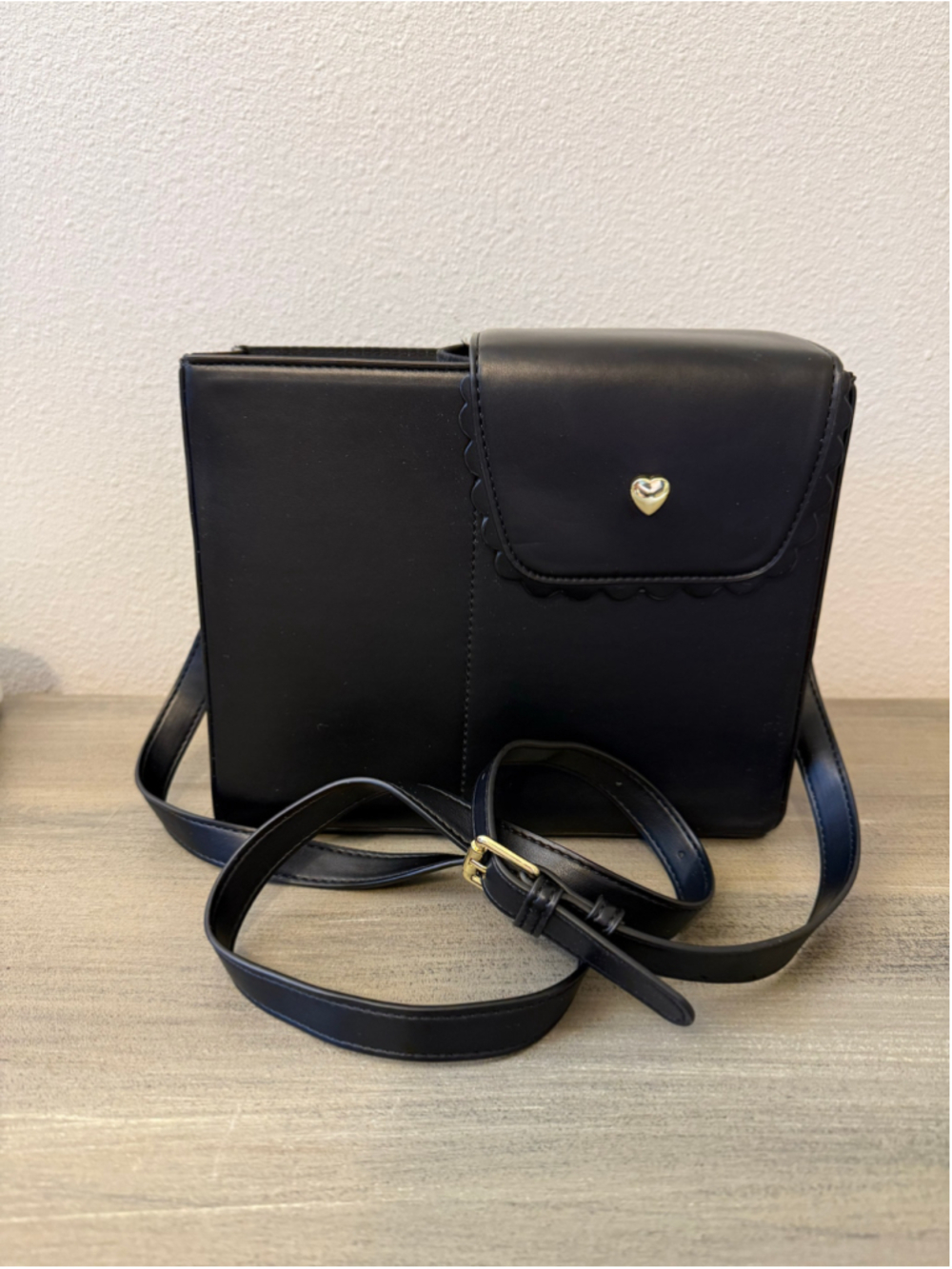 Kate Gabrielle "The Ella Bag" in Noir (Black) - EUC